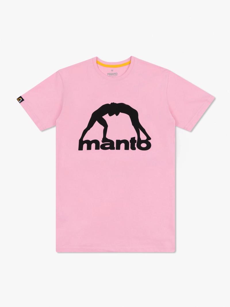 MANTO vibe 25 tshirt-pink/black